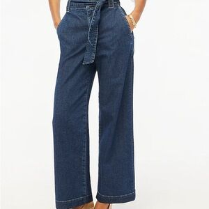 J. Crew Blue Flare Wide Leg Jeans